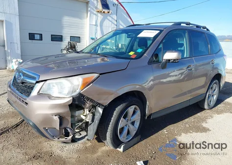 2014 Subaru Forester 2.5I Premium z USA, uszkodzony, nr VIN JF2SJAEC2EH526641